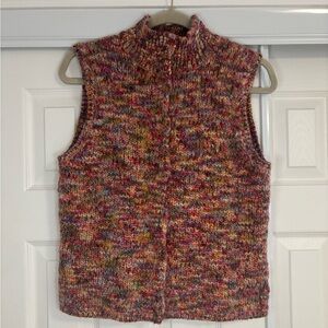 Multicolor Knit Vest